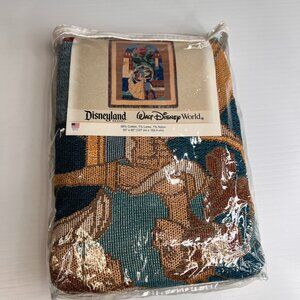Beauty And The Beast Tapestry Woven Throw 50x60 Disney Retro USA Party Core Ne